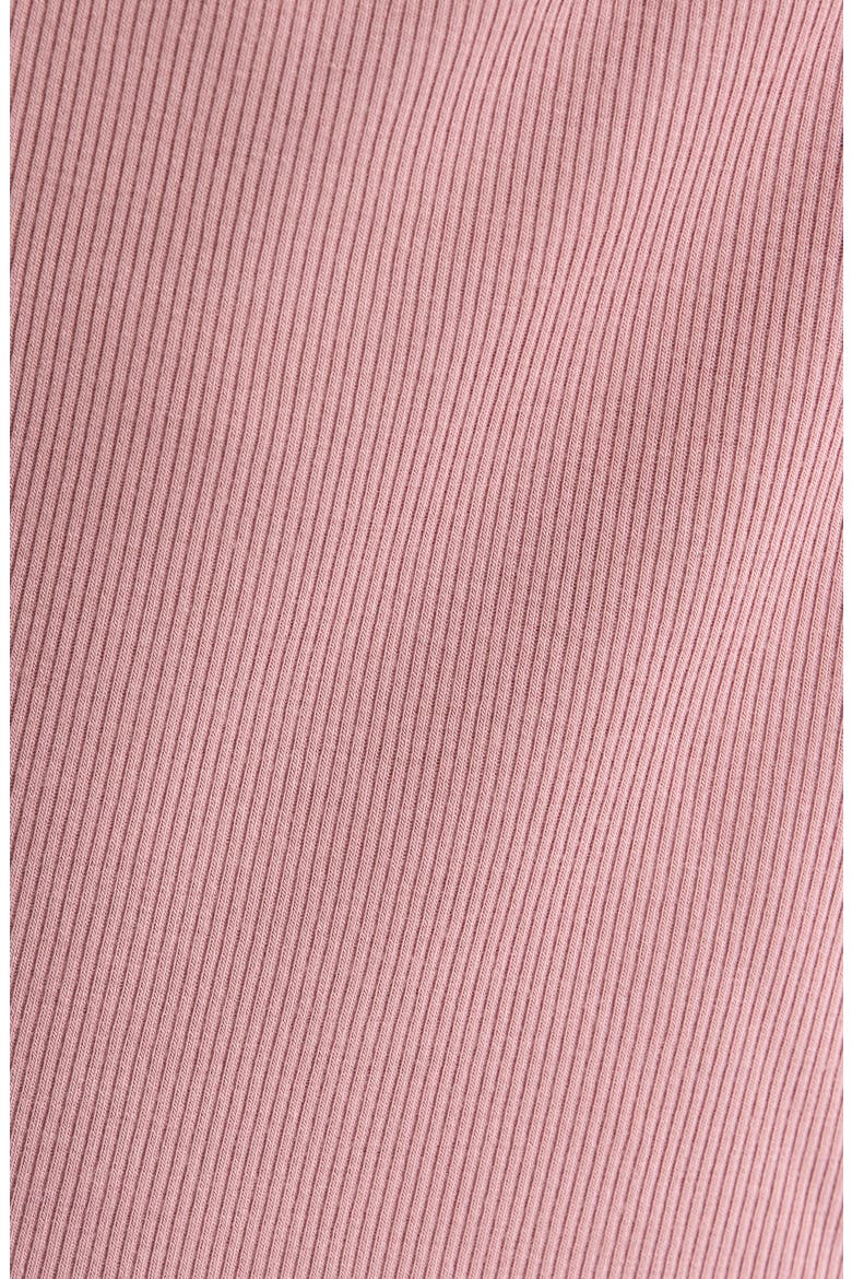 Rib Essentials Short Pajamas, Alternate, color, ROSE BLUSH