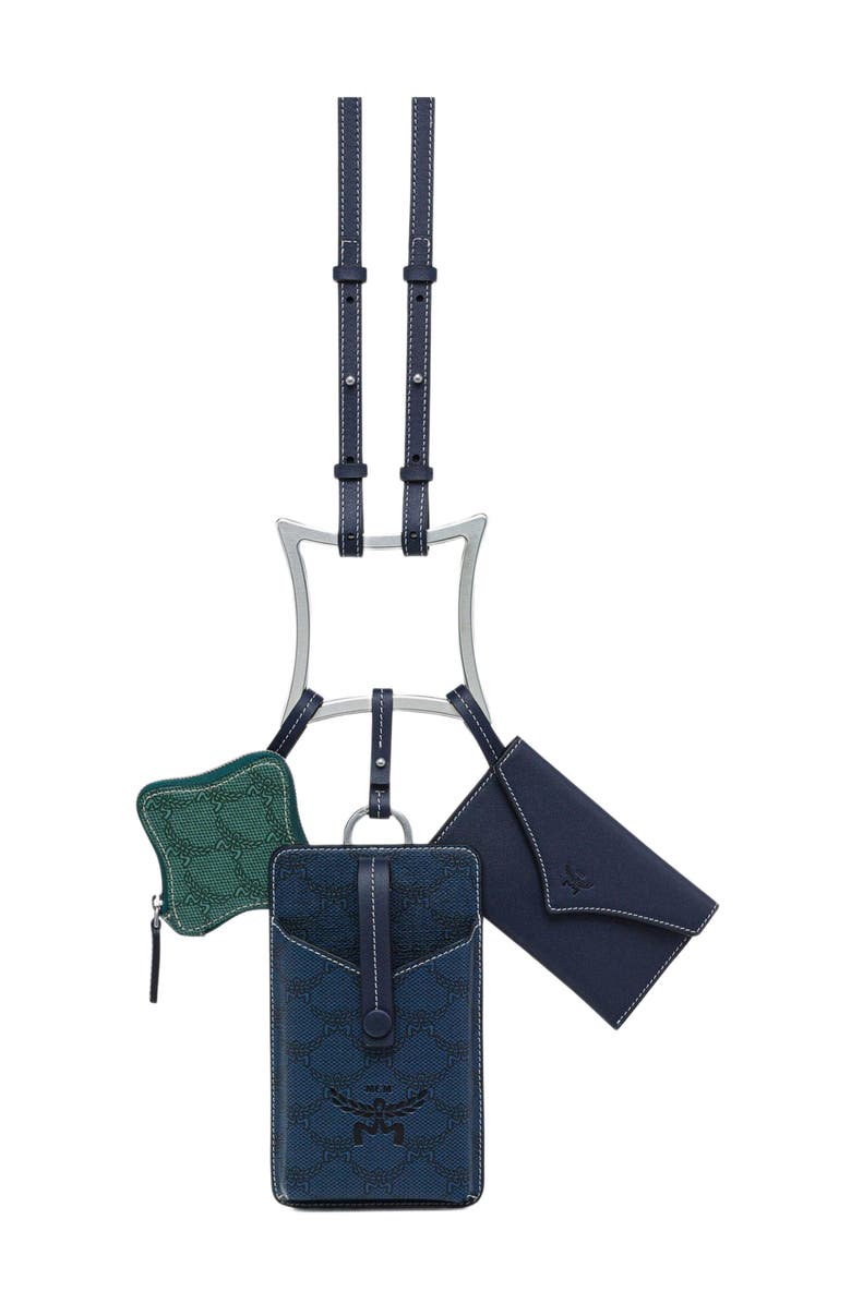 MCM Diamond Trilogie Crossbody Pouch in Lauretos, Main, color, 