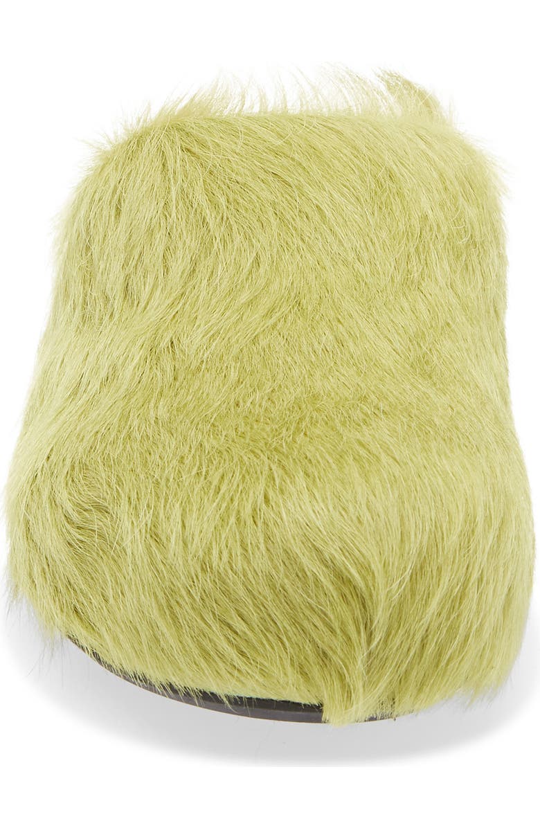 Marni Fussbett Sabot Genuine Calf Hair Clog, Alternate, color, Green Calf Hair