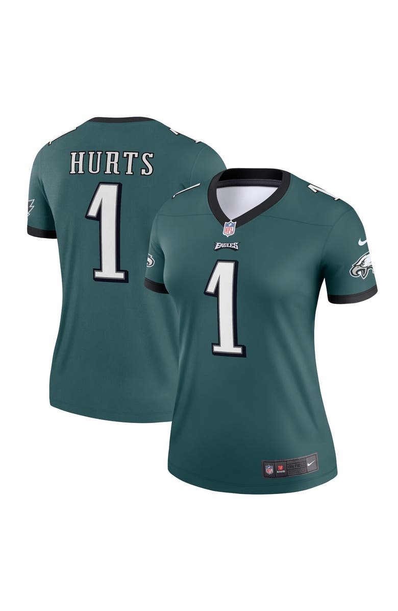 Nike Women's Nike Jalen Hurts Midnight Green Philadelphia Eagles Legend Jersey, Alternate, color, 