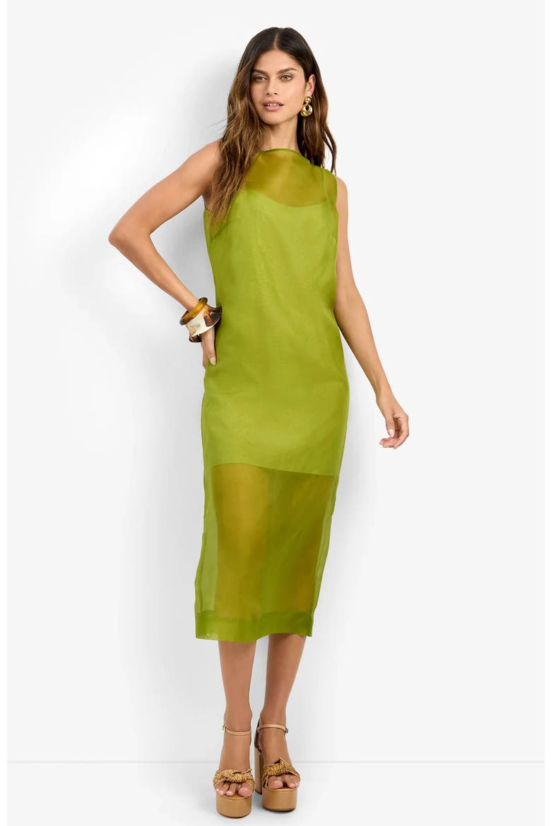 Roselle Dress, Alternate, color, Dark Fennel