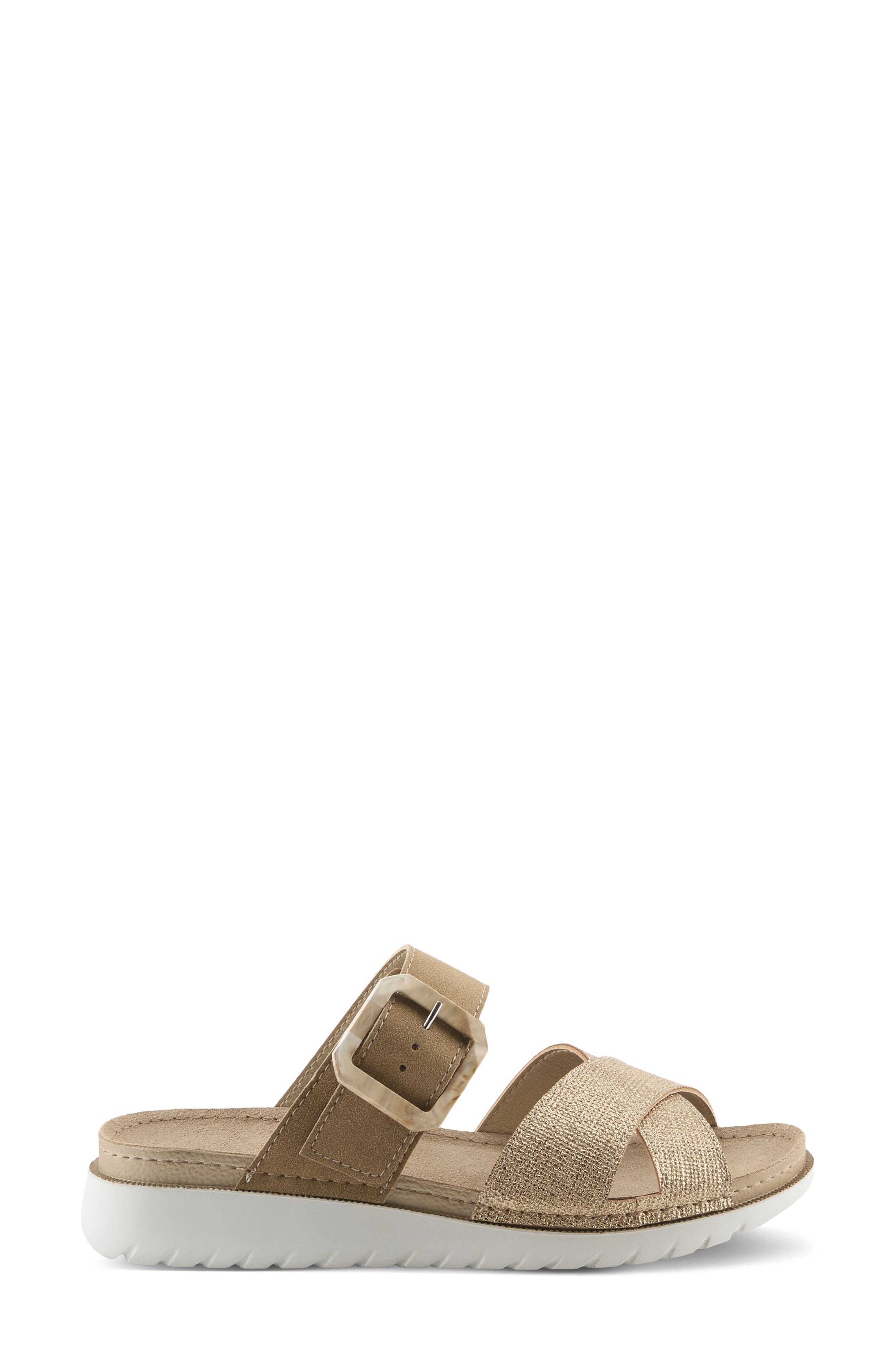 Brinoza Slide Sandal, Alternate, color, TAN MULTI