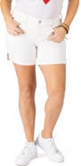 SLINK Jeans Side Vent Denim Shorts
