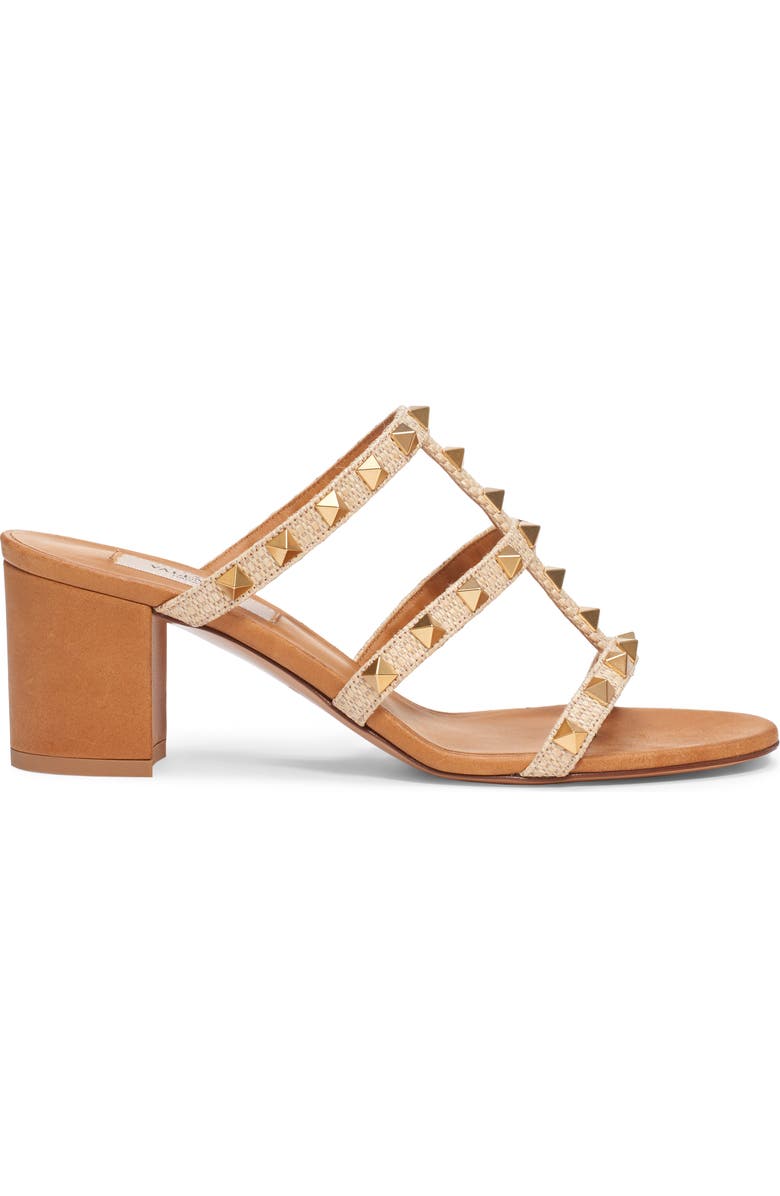 Valentino Garavani Rockstud Slide Sandal, Alternate, color,