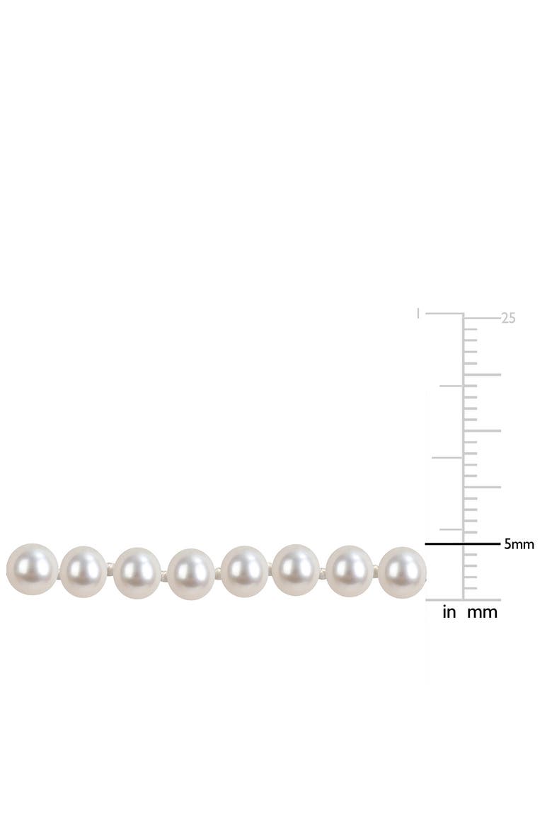 Cultured Pearl Bracelet, 5–5.5mm, Alternate, color, WHITE