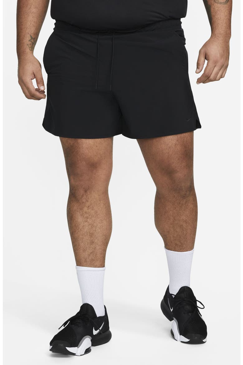 Dri-Fit Unlimited 5-Inch Athletic Shorts, Alternate, color, 010 BLACK/BLACK/BLACK