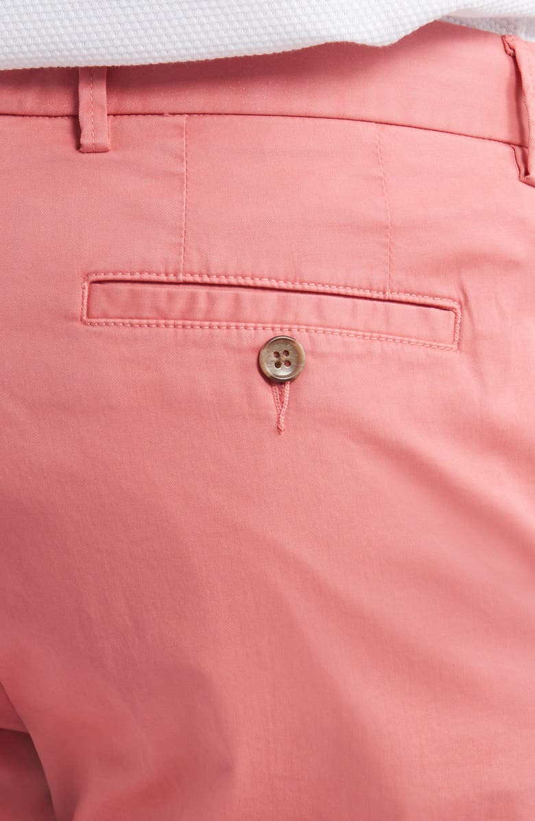 Scott Barber Microsanded Cotton Stretch Twill Shorts, Alternate, color, Nantucket Red