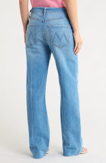 The Foldover Dodger Sneaker Straight Leg Jeans