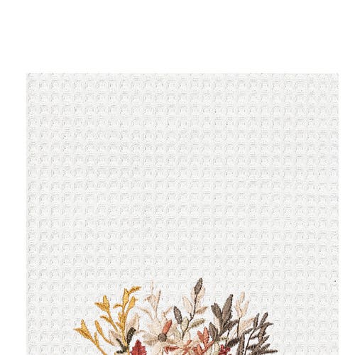 C & F Home C&f Home Fall Floral Flowers Daisy Cute Dishtowel Home Kitchen Drying Dish Towel All Seasons Fall Au In White
