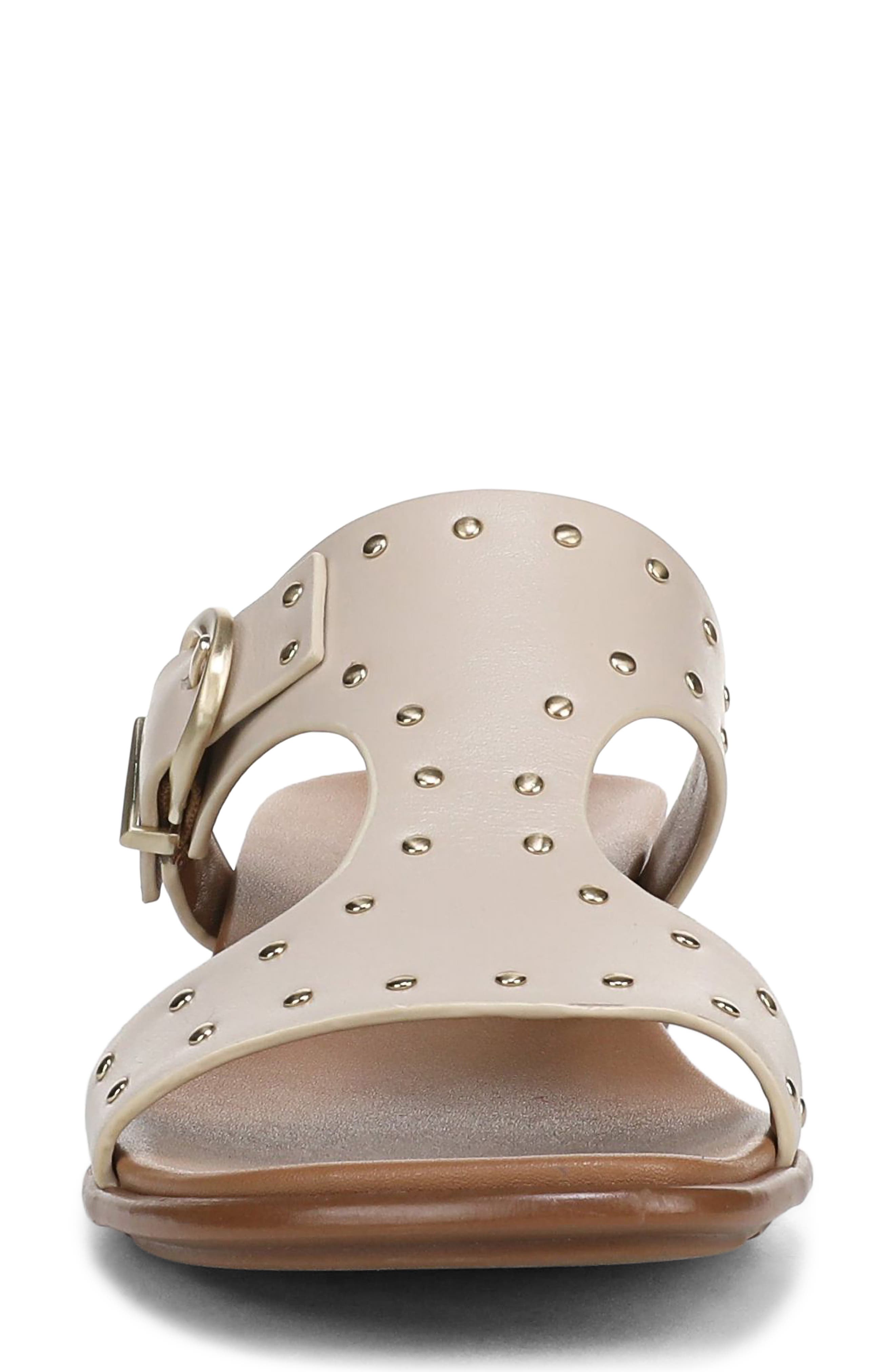 Studded Beach Slide Sandal, Alternate, color, IVORY MIST