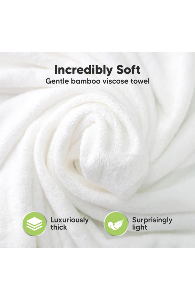 KeaBabies Luxe Baby Hooded Towel, Alternate, color, Serenity