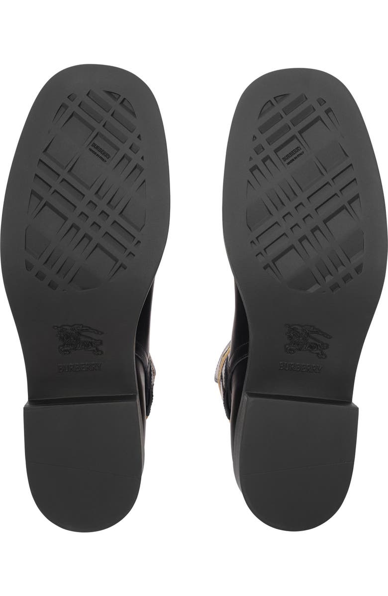 Burberry Huntley Belted Bootie, Alternate, color, Black