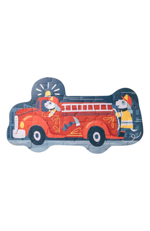 Stephen Joseph Kids' Shaped Puzzle in Firetruck 