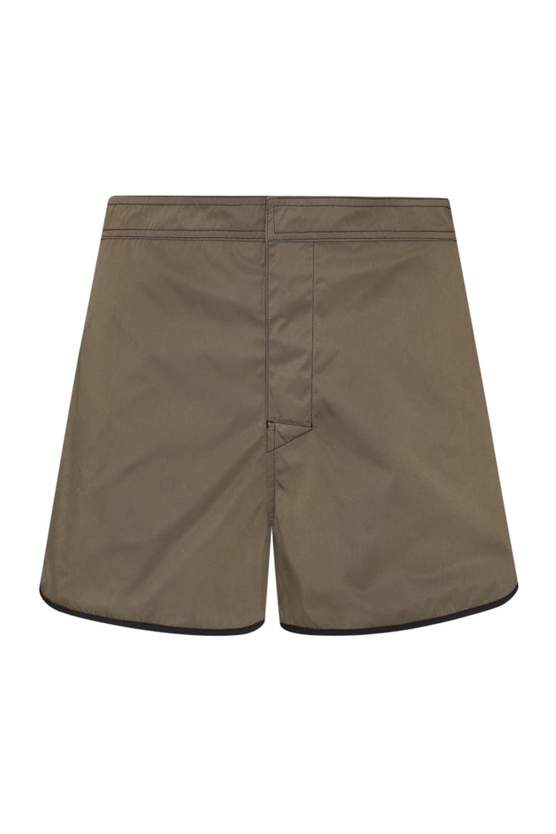 The Reversible Long Board Short, Alternate, color, Black/Khaki