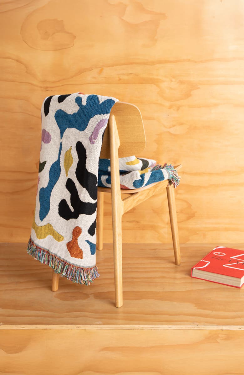 Slowdown Studio Mercer Woven Throw Blanket, Alternate, color, Multi