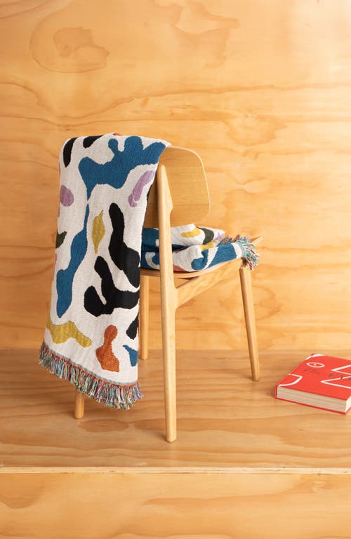 Slowdown Studio Mercer Woven Throw Blanket In Multi