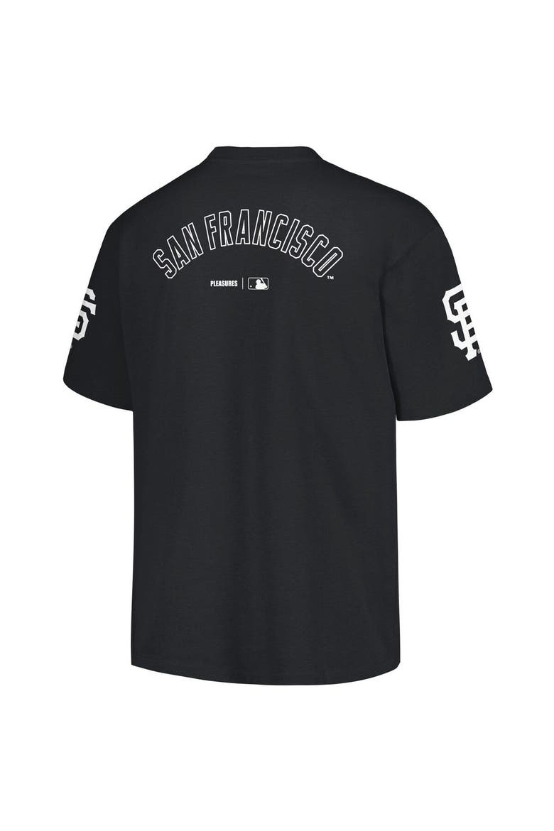 Men's PLEASURES  Black San Francisco Giants Team T-Shirt, Alternate, color, Black