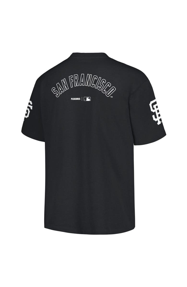 PLEASURES Men's PLEASURES  Black San Francisco Giants Team T-Shirt, Alternate, color, Black
