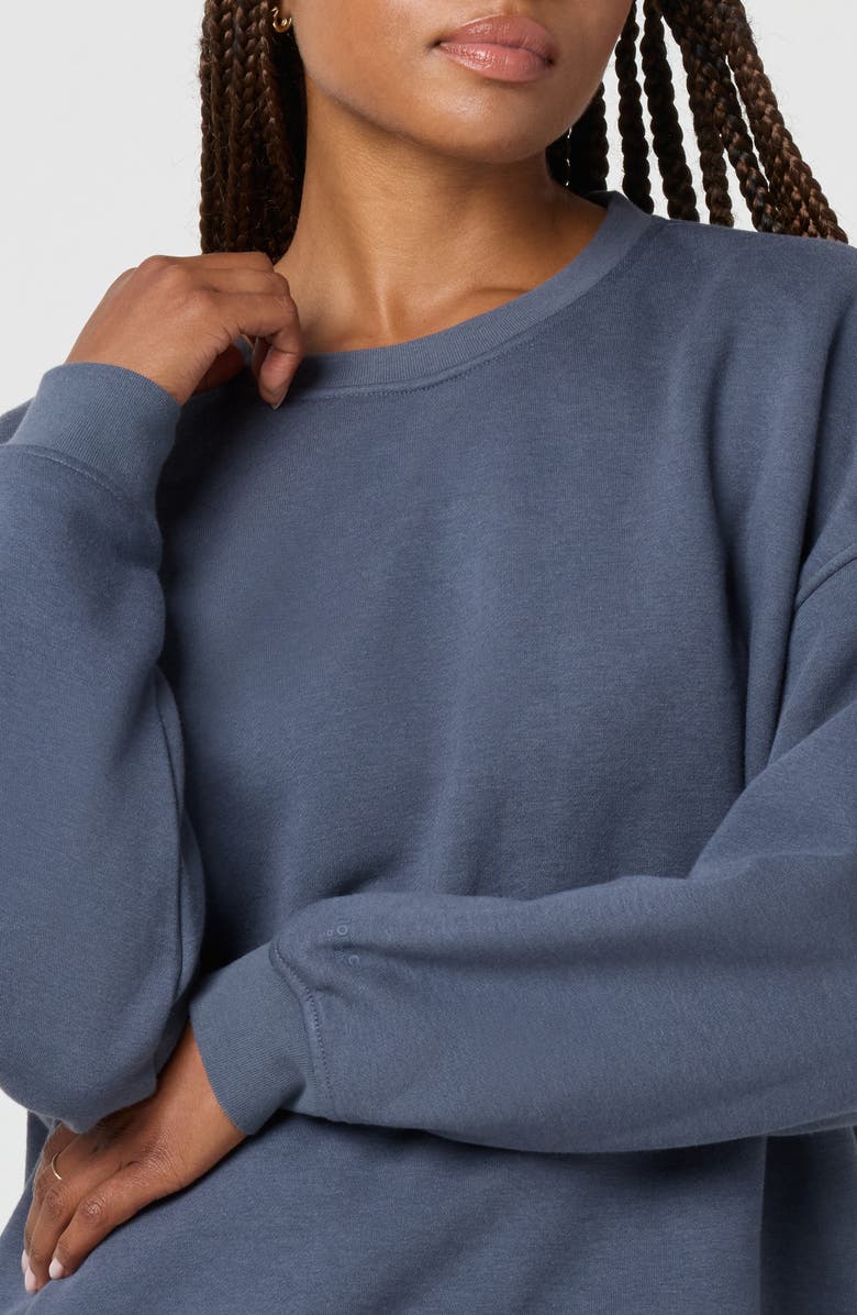 Florence by Mills Cozy Crush Oversize Sweatshirt, Alternate, color, Ombre Blue
