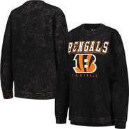 G-III 4HER BY CARL BANKS Women's G-III 4Her by Carl Banks Black Cincinnati Bengals Comfy Cord Pullover Sweatshirt