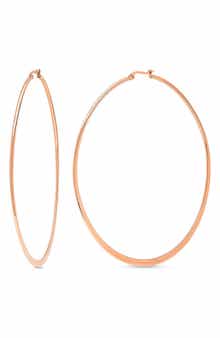 Flat Hoop Earrings