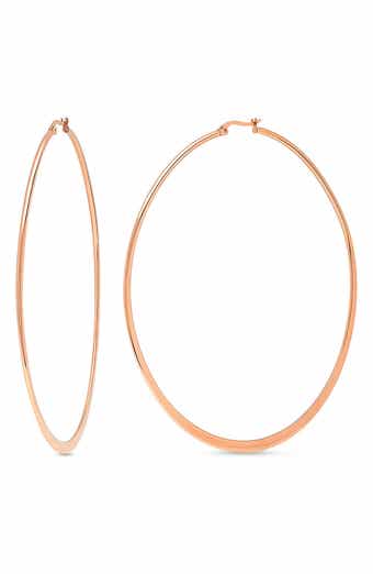 Flat Hoop Earrings