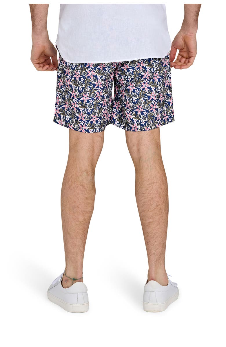 Raging Bull Hawaiian Swim Short, Alternate, color, Denim Blue