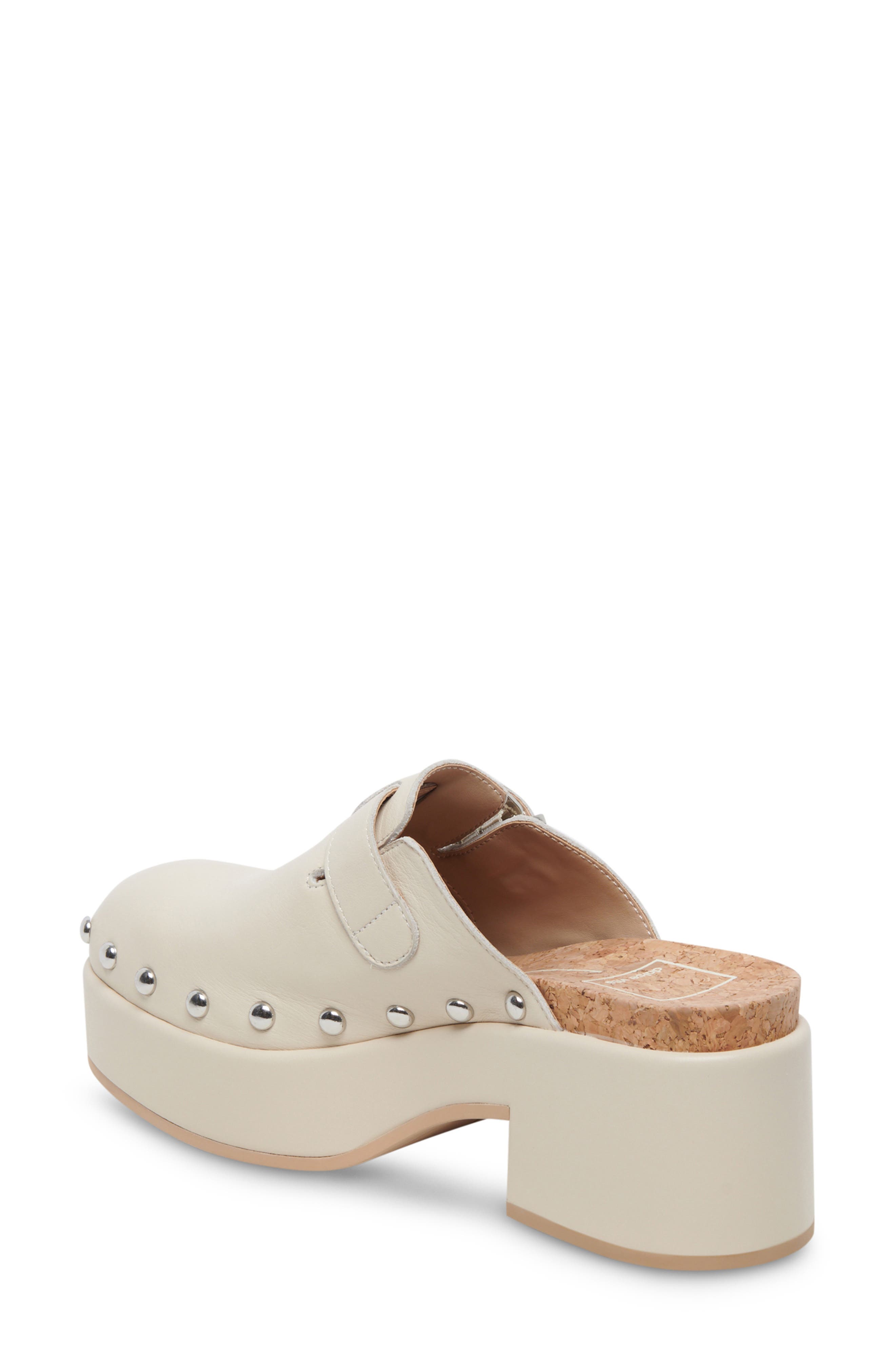 Yevan Platform Mule, Alternate, color, IVORY LEATHER
