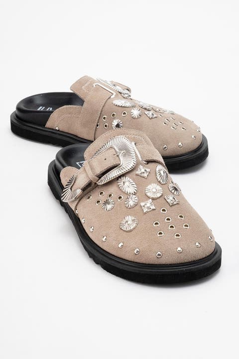 Maril Leather Buckle Sandal