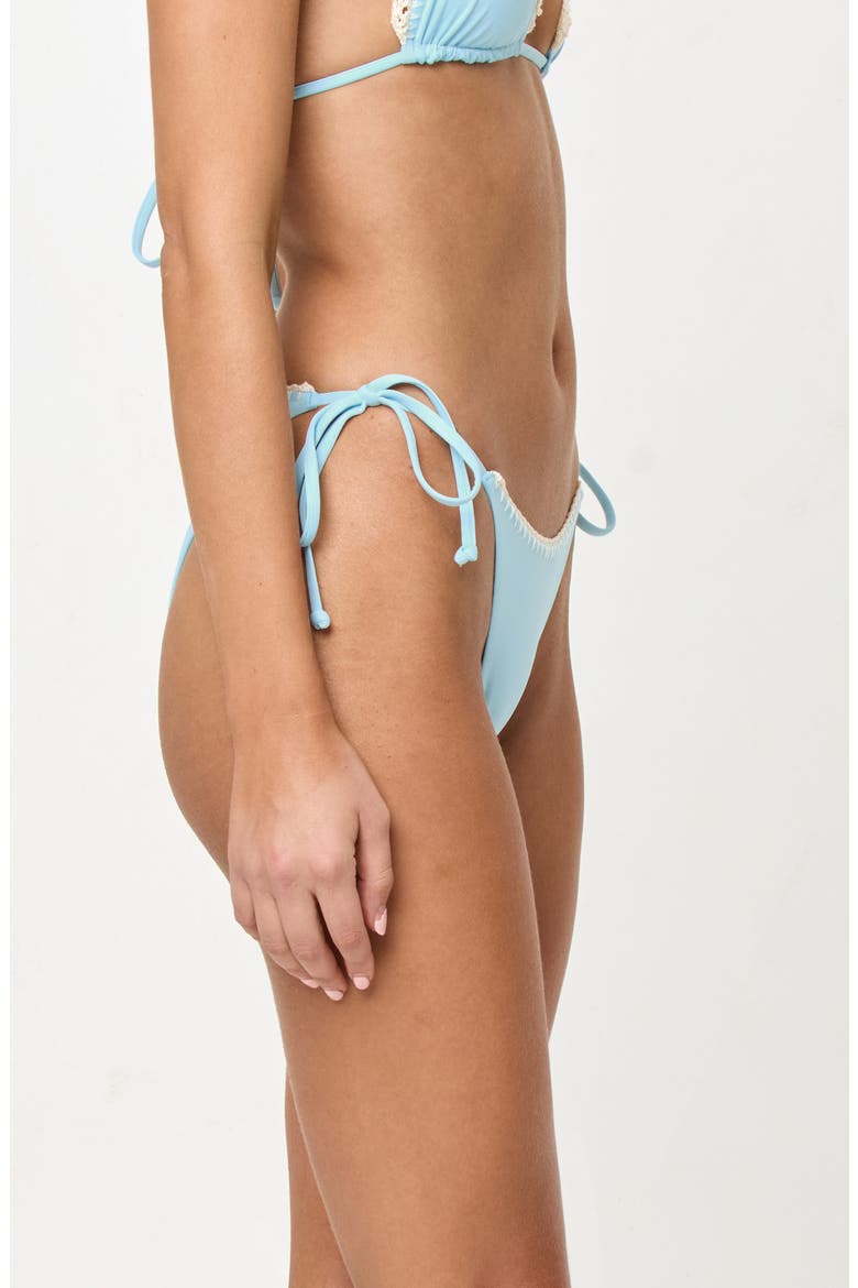 Samba Full Coverage Tie Side Bikini Bottoms, Alternate, color, TOURMALINE