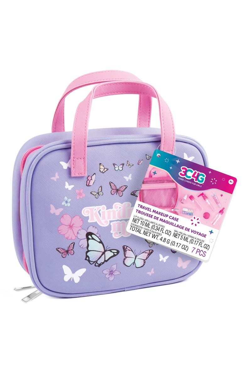 3C4G Butterfly Away Travel & Cosmetic Set Allinone, Main, color, Multicolored