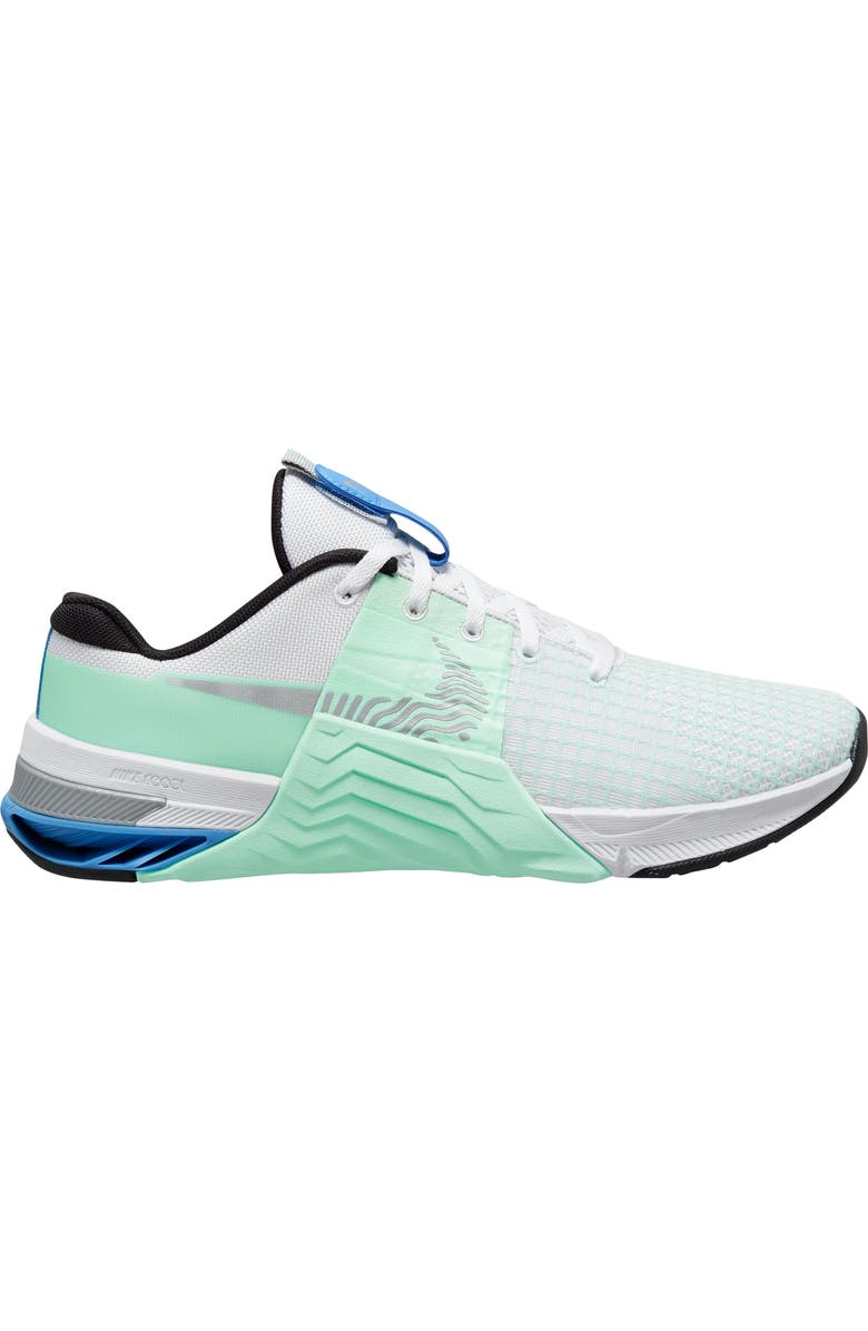 Nike Metcon 8 Training Shoe, Main, color, White/ Silver/ Mint Foam
