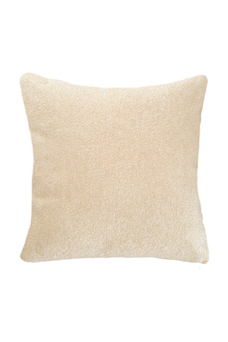 Boucle Indoor Outdoor Pillow, Main, color, Beige