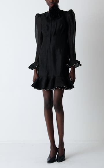 ZIMMERMANN フローラルベルベット シースドレス CrushCollection ZIMMERMANN フローラルベルベット シースドレス CrushCollection