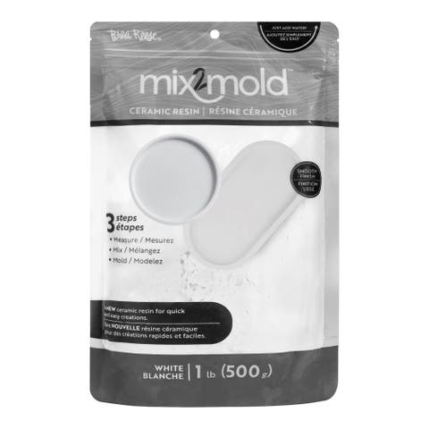 Mix2Mold Ceramic Resin White Powder 1Lb Bag