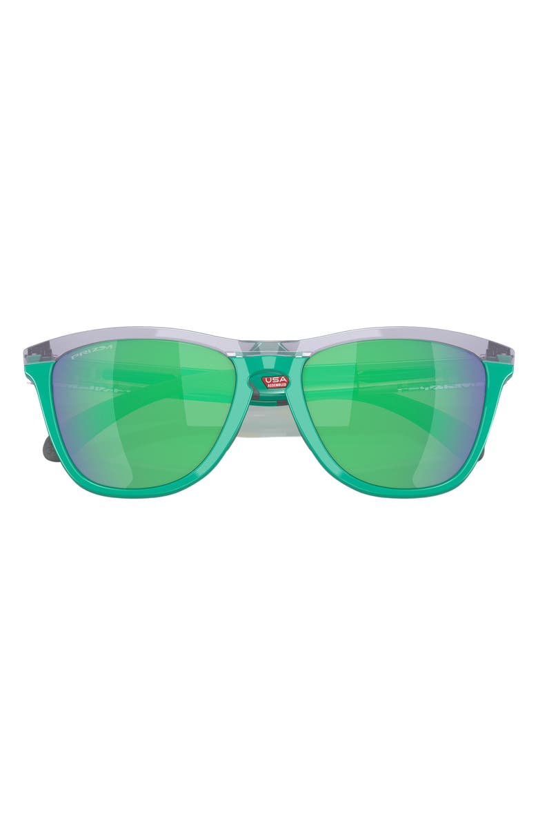 Oakley Frogskins<sup>™</sup> Range 55mm Prizm<sup>™</sup> Keyhole Sunglasses, Alternate, color, Black Green