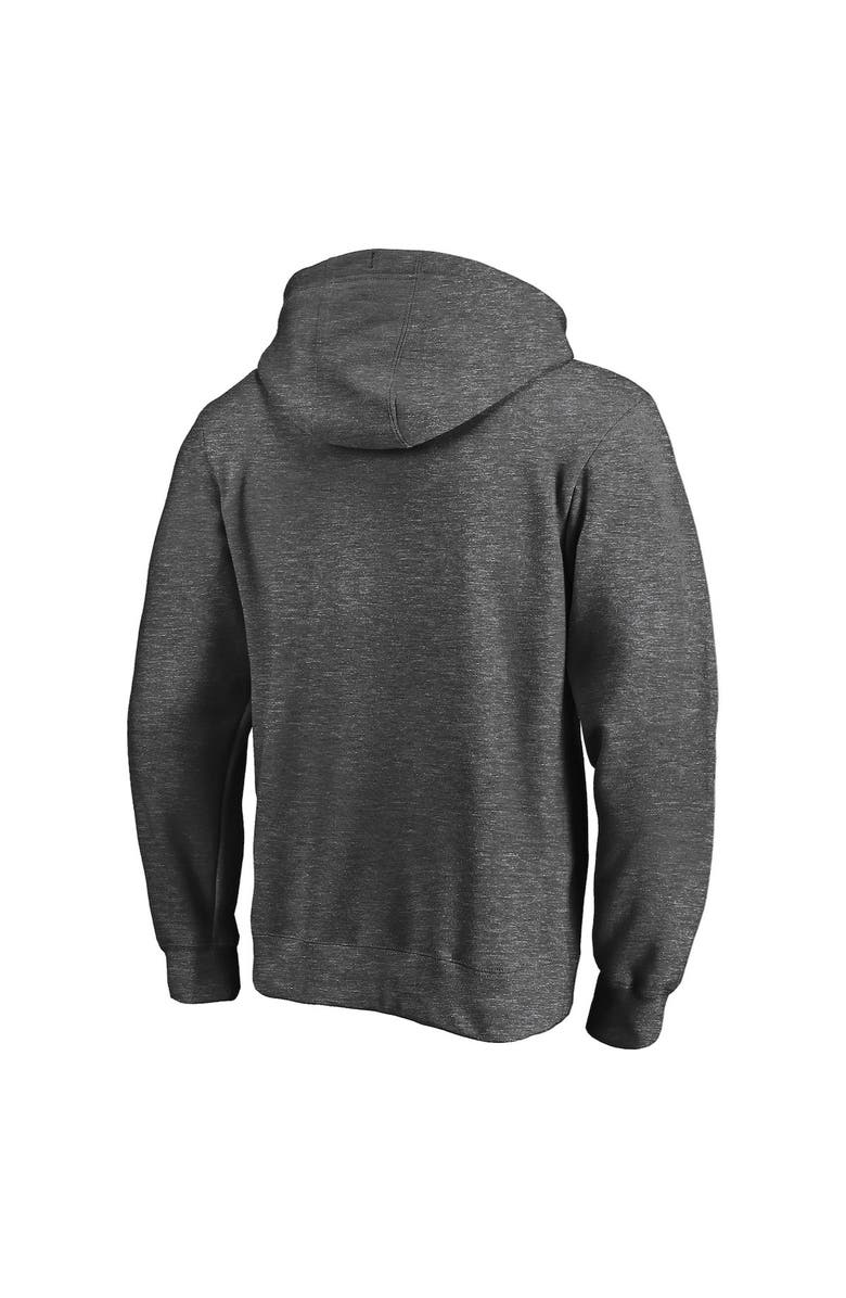 FANATICS Men's Fanatics Branded Heathered Charcoal Toronto Maple Leafs Authentic Pro Secondary Logo Pullover Hoodie, Alternate, color, 