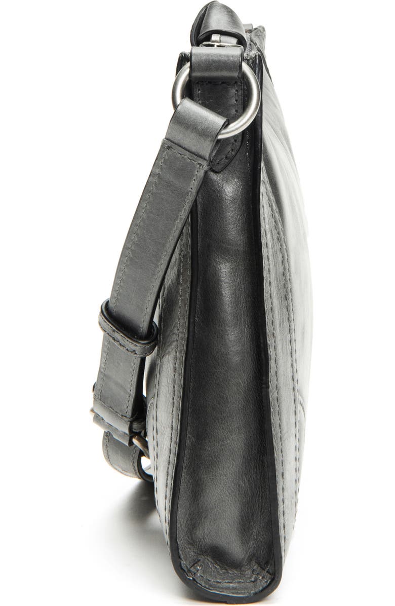 Frye Melissa Leather Crossbody Bag, Alternate, color, Carbon