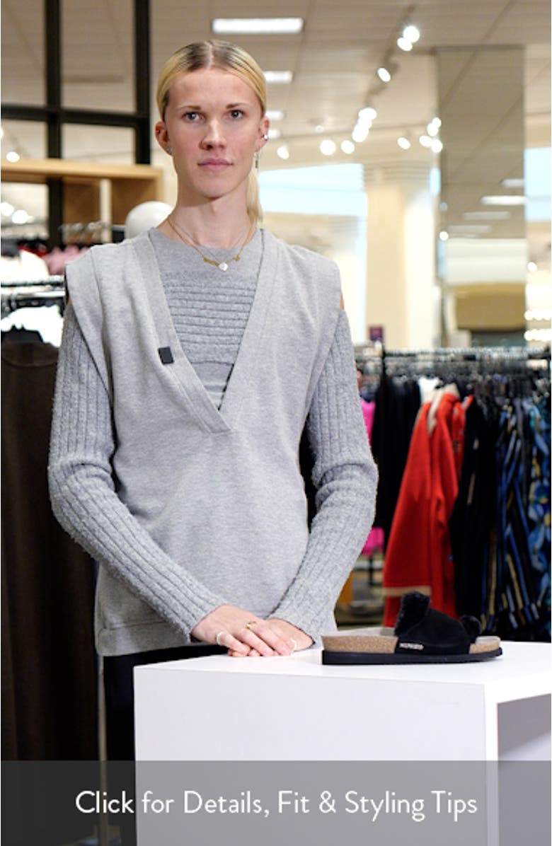 Hemeline Faux Fur Slide Sandal, sales video thumbnail