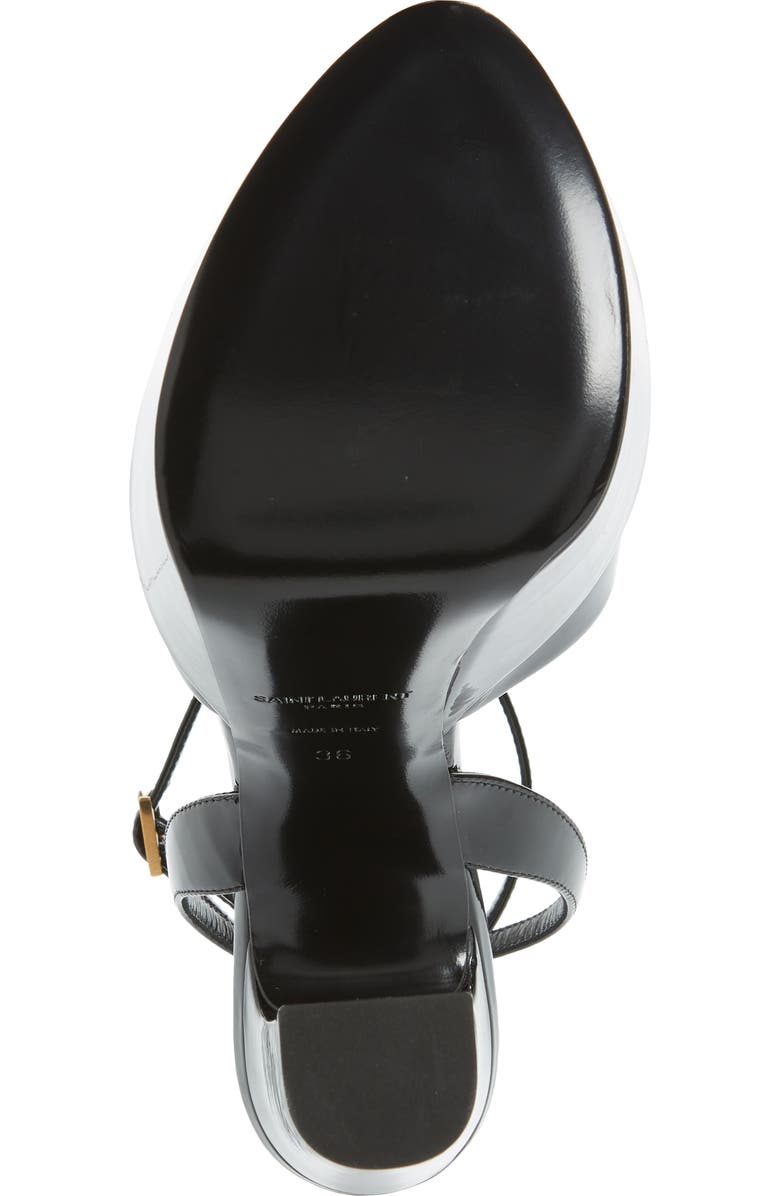 Saint Laurent Jodie Platform Sandal, Alternate, color,