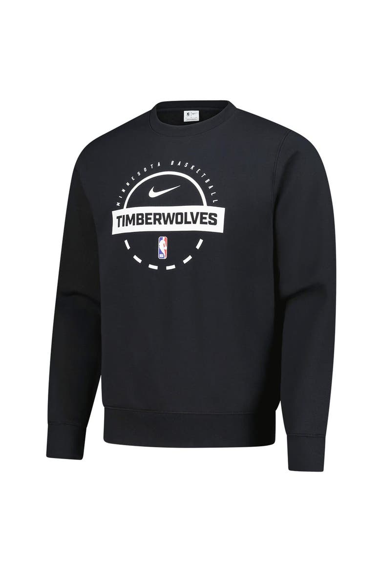 Men's Nike  Black Minnesota Timberwolves 2025/26 Authentic Practice Club Sweatshirt, Alternate, color, Black