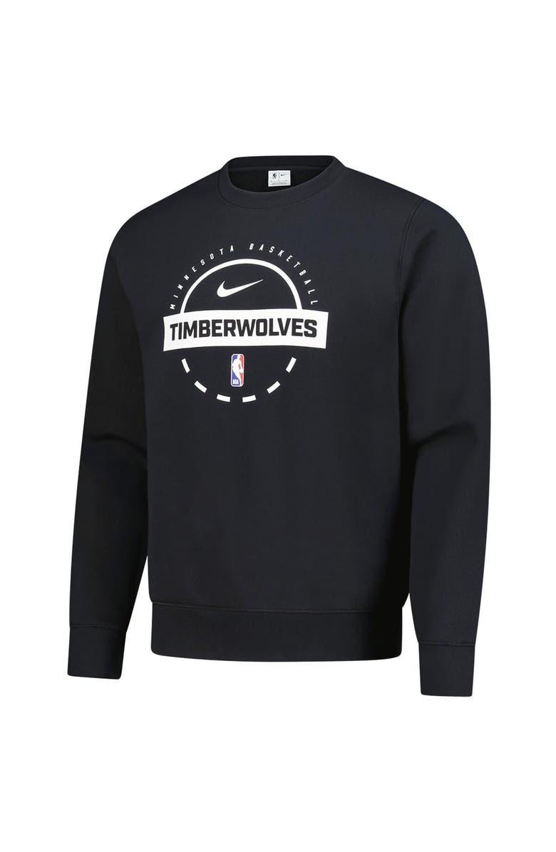 Nike Men's Nike  Black Minnesota Timberwolves 2025/26 Authentic Practice Club Sweatshirt, Alternate, color, Black