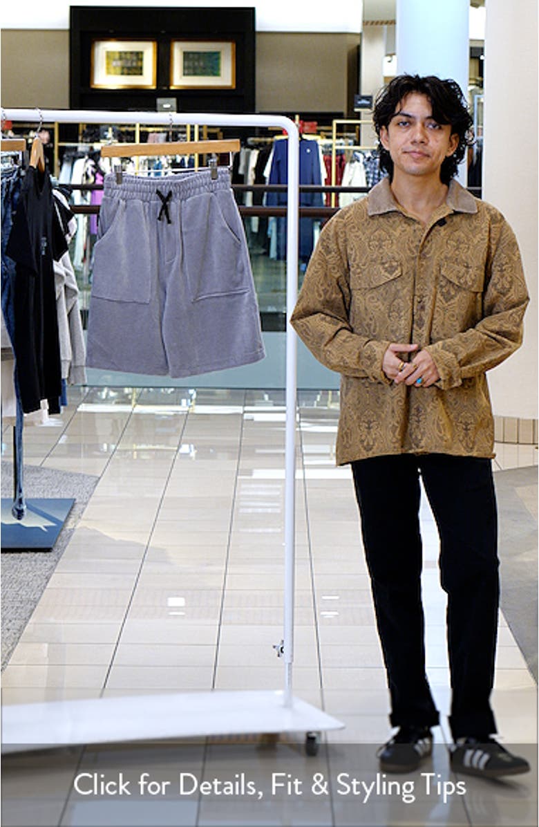 Kids' Corduroy Drawstring Shorts, sales video thumbnail