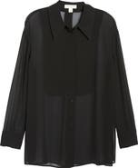 Treasure & Bond Oversize Sheer Blouse