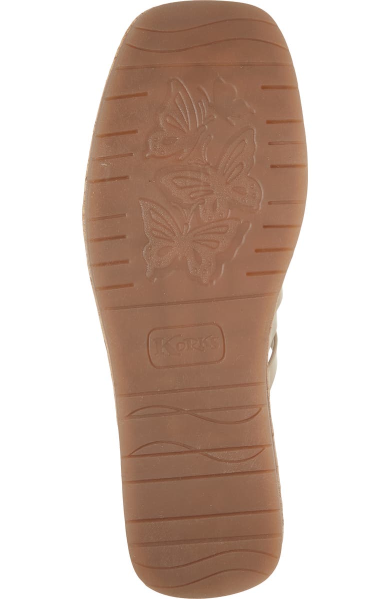 KORKS Marisol Flat Sandal, Alternate, color, Cream