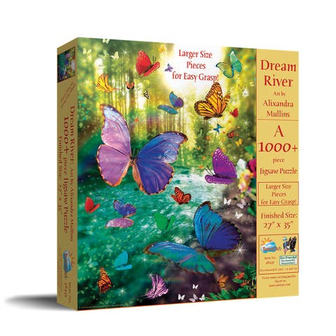 Dream River 1000 piece Jigsaw Puzzle for Adults Large Pieces