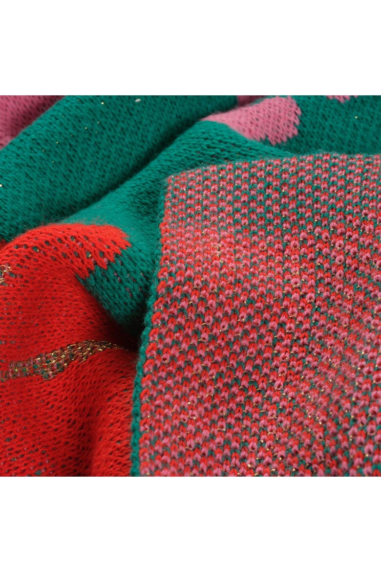 Moda Dragon Jacquard Knitted Acrylic Throw, Alternate, color, Multicolor