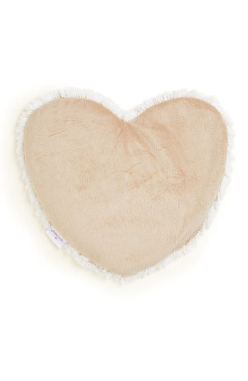 Warmies Marshmallow Plush Heart In Light Brown