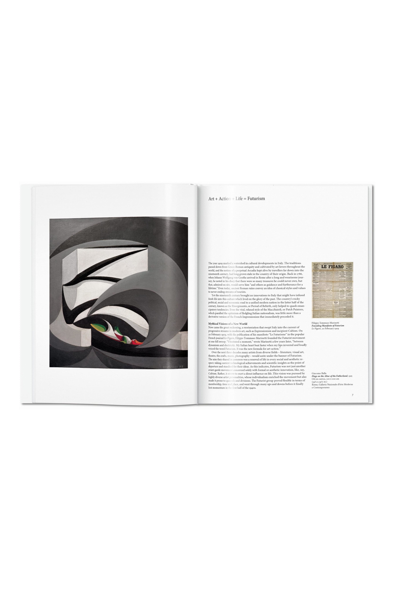 Futurism Book, Alternate, color, White