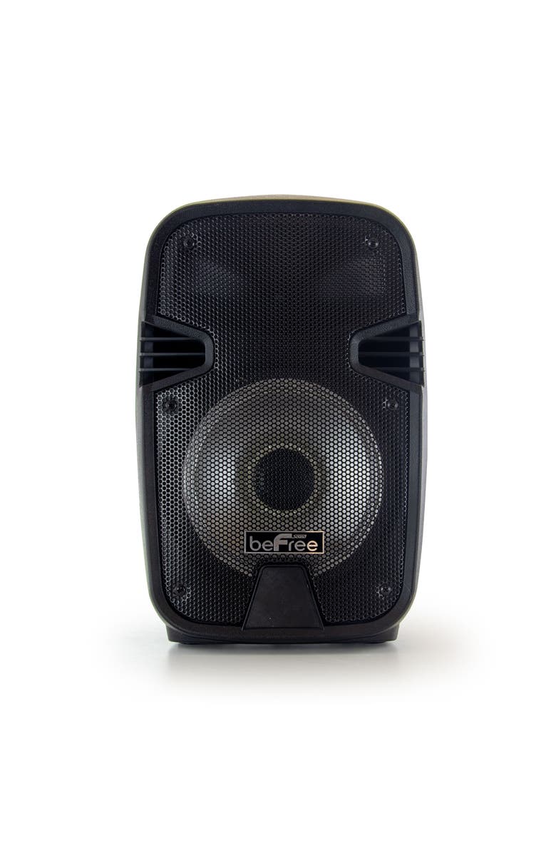 Befree Sound 8in 400 Watts Bluetooth Portable Party Speaker with Reactive Lights, Alternate, color, Black